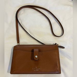 Brown small Kate spade crossbody bag